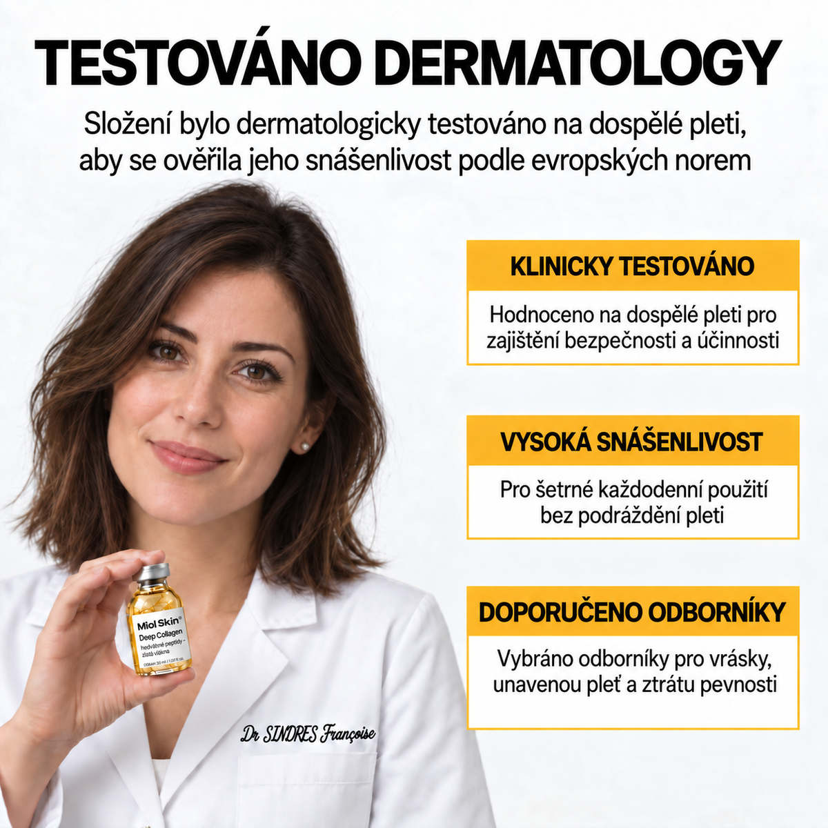 Miol Skin® – Sérum s hedvábnými peptidy a kolagenem